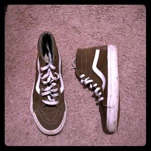 Vans sk8-hi brown women’s size 8.5
